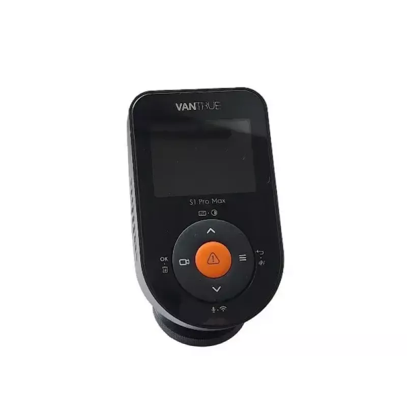 Dashcam para automóvel VANTRUE S1PRO MAX — gravador compacto de 2 canais, 3840×2160 F/1.8, objetiva principal 155°, Wi‑Fi, GPS, ecrã 2 polegadas, modo de estacionamento, microSD até 1 TB