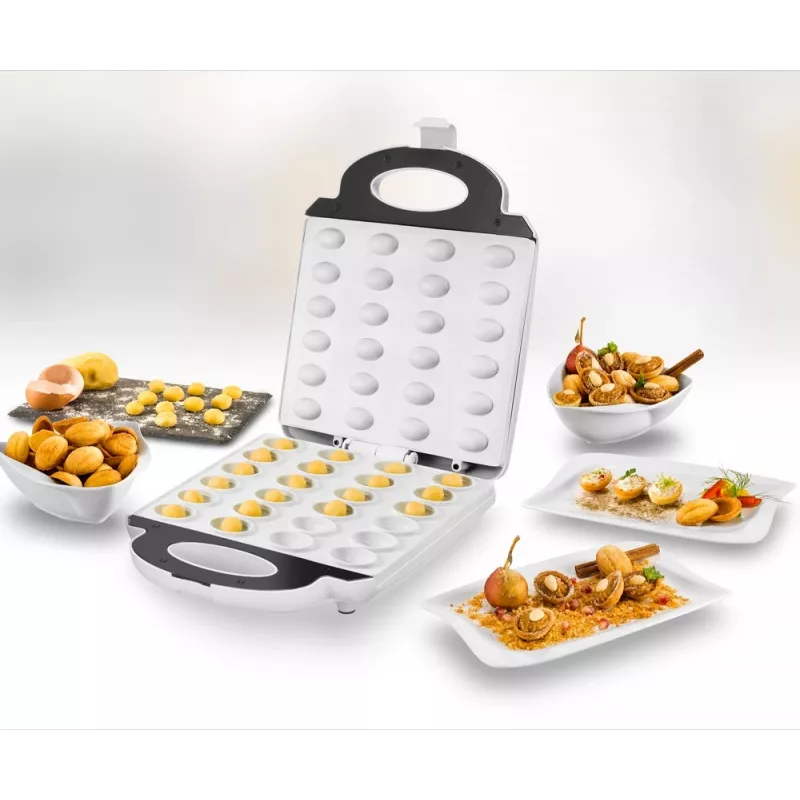 Máquina de waffles Unold 48360 24 waffles 1400 W aço inoxidável, branco