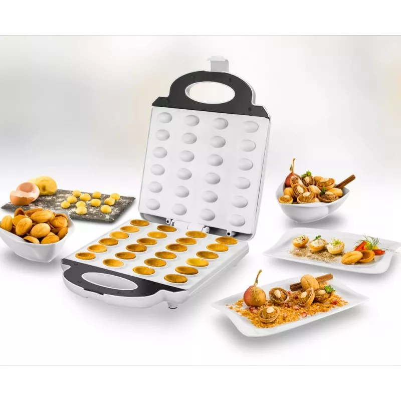 Máquina de waffles Unold 48360 24 waffles 1400 W aço inoxidável, branco