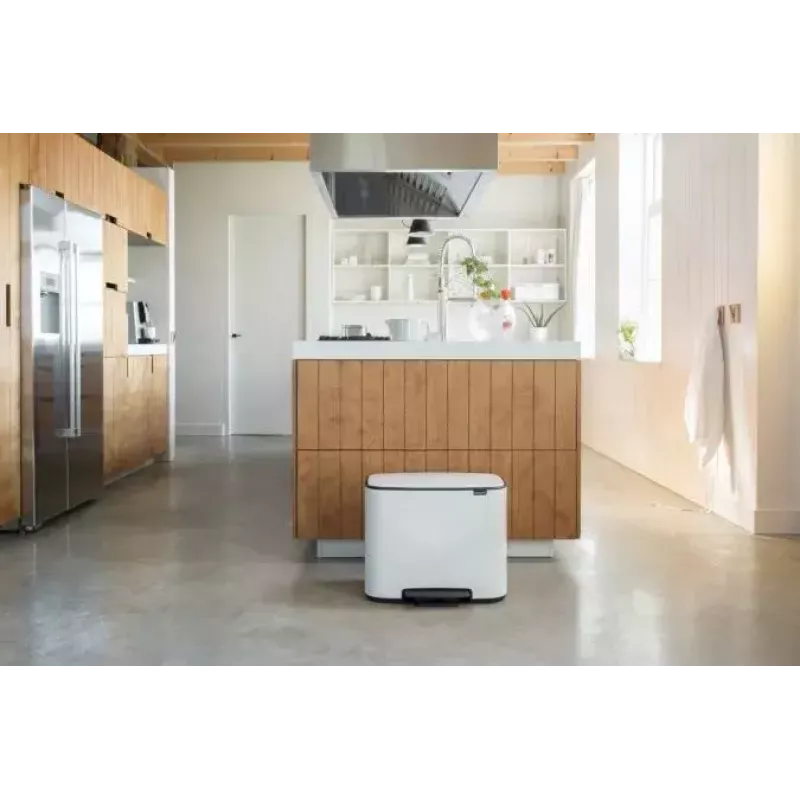 Contentor de resíduos BRABANTIA 121142 retangular branco, 540×363×440 mm