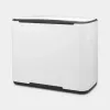 Contentor de resíduos BRABANTIA 121142 retangular branco, 540×363×440 mm