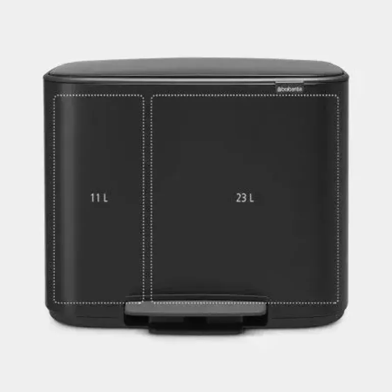 Balde de lixo retangular Brabantia 121227