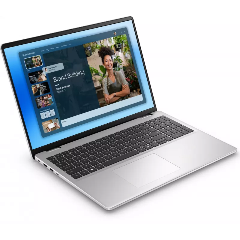 Portátil DELL DC16251 Intel Core 7 150U 40,6 cm (16 polegadas) Full HD+ 16 GB DDR5-SDRAM 512 GB SSD Wi-Fi 6E (802.11ax) Windows 11 Pro platina, prateado