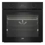 Forno elétrico de encastrar BEKO BBIE123001BD — 72 L, 2400 W, visor LED, botões rotativos retráteis, autolimpeza a vapor, preto
