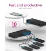 ICY BOX 11 em 1 docking station híbrida com saída de vídeo tripla
