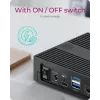ICY BOX 11 em 1 docking station híbrida com saída de vídeo tripla