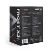 Dissipador/radiador SAVIO SAVGCOFROSTBLACKX2 ventoinha de 120 mm, compatível com LGA 1156/1155/1150/1151/1200/1366/1700, preto