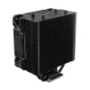 Dissipador/radiador SAVIO SAVGCOFROSTBLACKX2 ventoinha de 120 mm, compatível com LGA 1156/1155/1150/1151/1200/1366/1700, preto