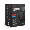 Dissipador/radiador SAVIO SAVGCOFROSTBLACKX2 ventoinha de 120 mm, compatível com LGA 1156/1155/1150/1151/1200/1366/1700, preto