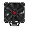 Dissipador/radiador SAVIO SAVGCOFROSTBLACKX2 ventoinha de 120 mm, compatível com LGA 1156/1155/1150/1151/1200/1366/1700, preto