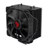 Dissipador/radiador SAVIO SAVGCOFROSTBLACKX2 ventoinha de 120 mm, compatível com LGA 1156/1155/1150/1151/1200/1366/1700, preto