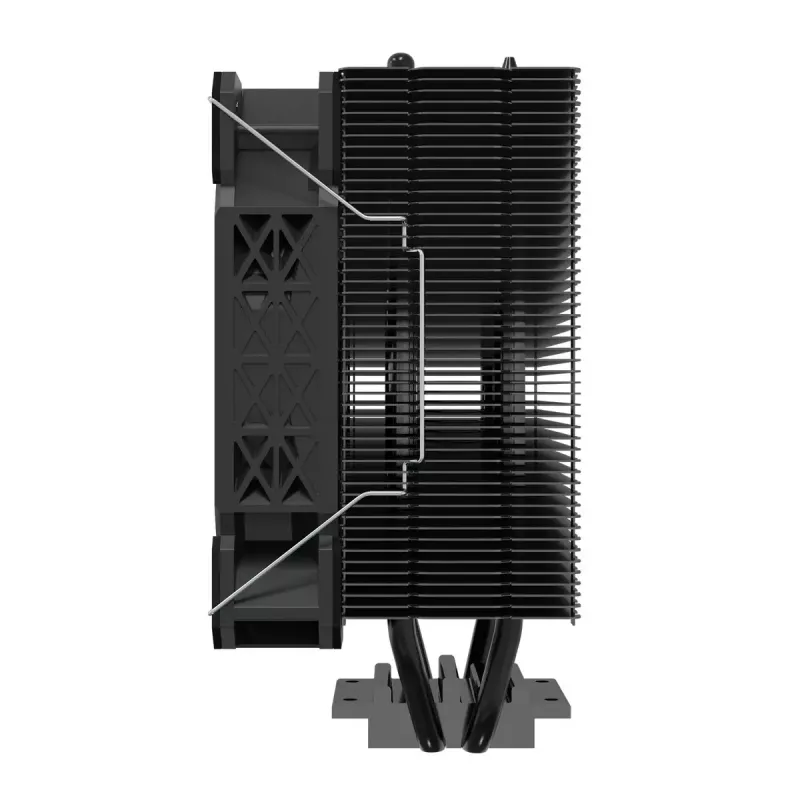 Dissipador/radiador SAVIO SAVGCOFROSTBLACKX2 ventoinha de 120 mm, compatível com LGA 1156/1155/1150/1151/1200/1366/1700, preto