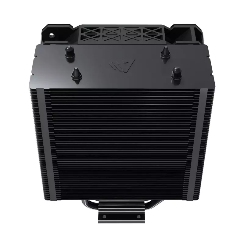 Dissipador/radiador SAVIO SAVGCOFROSTBLACKX2 ventoinha de 120 mm, compatível com LGA 1156/1155/1150/1151/1200/1366/1700, preto