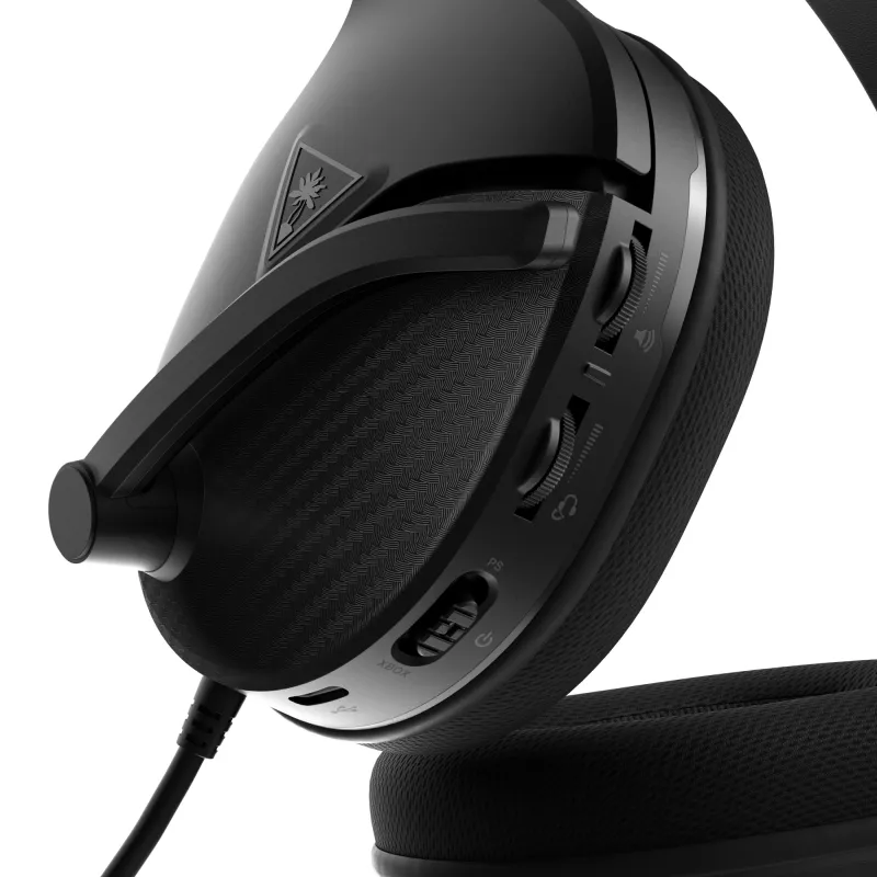 Turtle Beach Recon 200 preto Gen 2 headset gaming com fios amplificado – PS4, PS5, Xbox Series X ou S One e PC