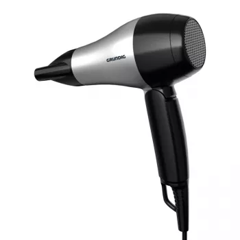 Secador de cabelo Grundig HD 2200 1200 W preto, prateado