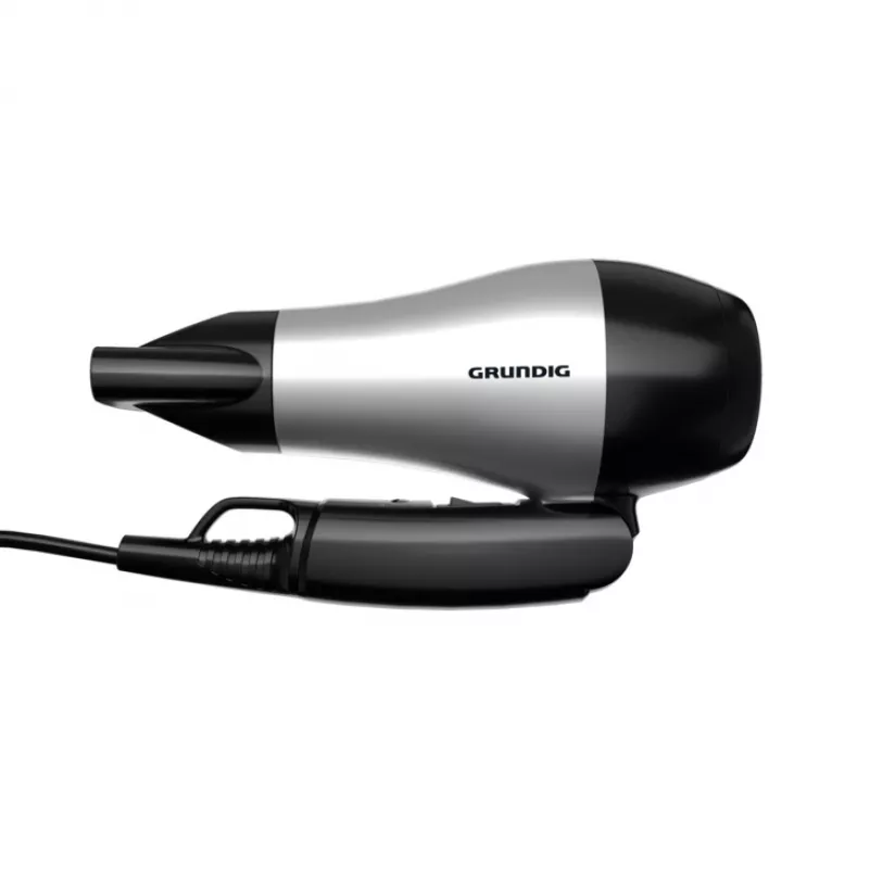 Secador de cabelo Grundig HD 2200 1200 W preto, prateado