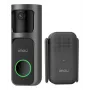 Campainha Imou Doorbell 2S Kit preto 3 MP sem fios montagem na parede