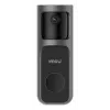 Campainha Imou Doorbell 2S Kit preto 3 MP sem fios montagem na parede