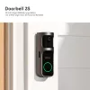 Campainha Imou Doorbell 2S Kit preto 3 MP sem fios montagem na parede