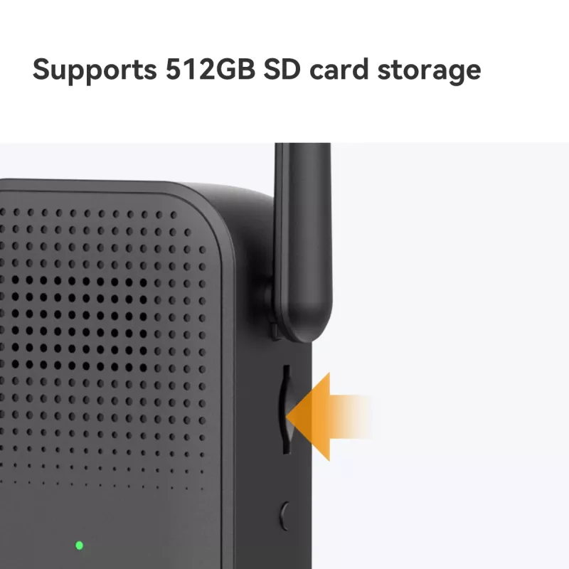 Campainha Imou Doorbell 2S Kit preto 3 MP sem fios montagem na parede