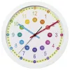 Relógio de quartzo Hama Easy Learning – redondo, multicolorido, branco
