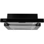Exaustor de encastrar MAAN Corona 2 G 50 preto — telescópico, 496×304×182 mm, 310 m³/h, 3 velocidades, saída 120 mm