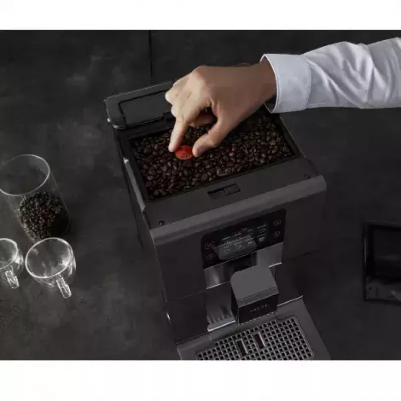 Máquina de café expresso KRUPS EA875U, depósito de água 3 L, recipiente de grãos 250 g, Thermoblock, 1450 W