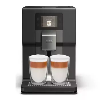 Máquina de café expresso KRUPS EA875U, depósito de água 3 L, recipiente de grãos 250 g, Thermoblock, 1450 W