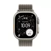 Smartwatch Apple Watch Ultra 3 GPS + Cellular 49mm caixa em titânio natural com bracelete Milanese Loop em titânio natural (M)