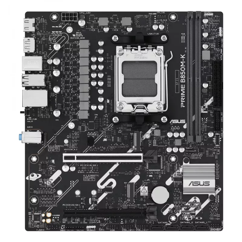 Placa-mãe ASUS PRIME B850M-K AMD B850 Socket AM5 micro ATX