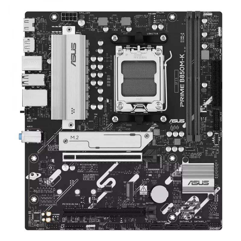 Placa-mãe ASUS PRIME B850M-K AMD B850 Socket AM5 micro ATX