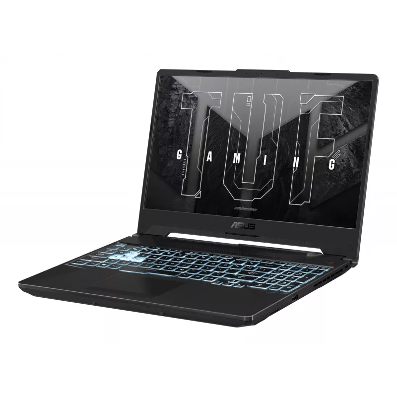 Portátil ASUS TUF Gaming A15 FA506NCG — AMD Ryzen 7 7445HS, 15,6 polegadas FHD, 16GB DDR5, 512GB SSD, RTX 3050, Win11 Home, preto
