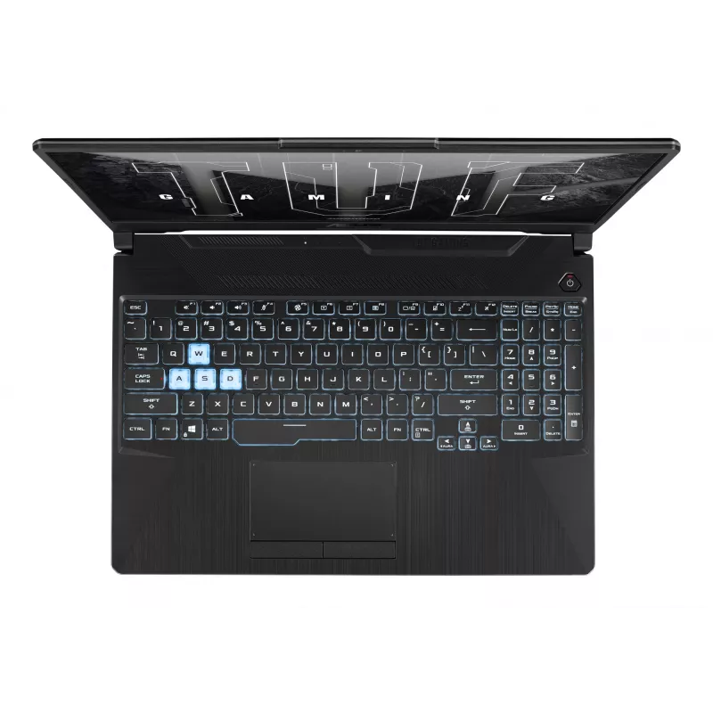 Portátil ASUS TUF Gaming A15 FA506NCG — AMD Ryzen 7 7445HS, 15,6 polegadas FHD, 16GB DDR5, 512GB SSD, RTX 3050, Win11 Home, preto