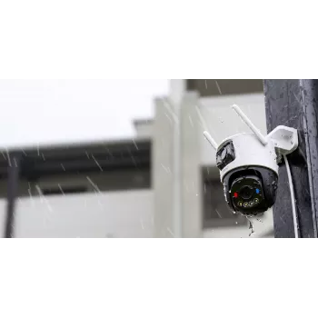 Câmara de vigilância IP IMOU Cruiser Dual 2, esférica, para exterior, montagem em teto – 2880×1620, 3,6 mm, zoom digital 8x, com fios e WLAN