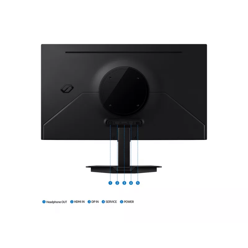 Samsung LS27FG500SUXEN monitor de computador 68,6 cm (27 polegadas) 2560 x 1440 píxeis Quad HD OLED preto