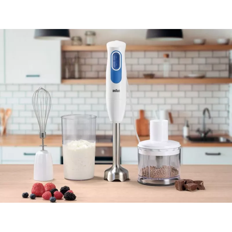 Braun MultiQuick 2 MQ20236MWH 0,5 L varinha mágica 600 W azul, branco