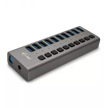 i-tec USB 3.0 Charging HUB 10 portas + fonte de alimentação 48 W