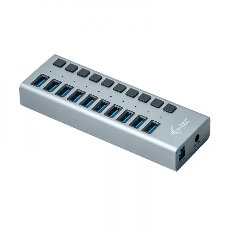 i-tec USB 3.0 Charging HUB 10 portas + fonte de alimentação 48 W