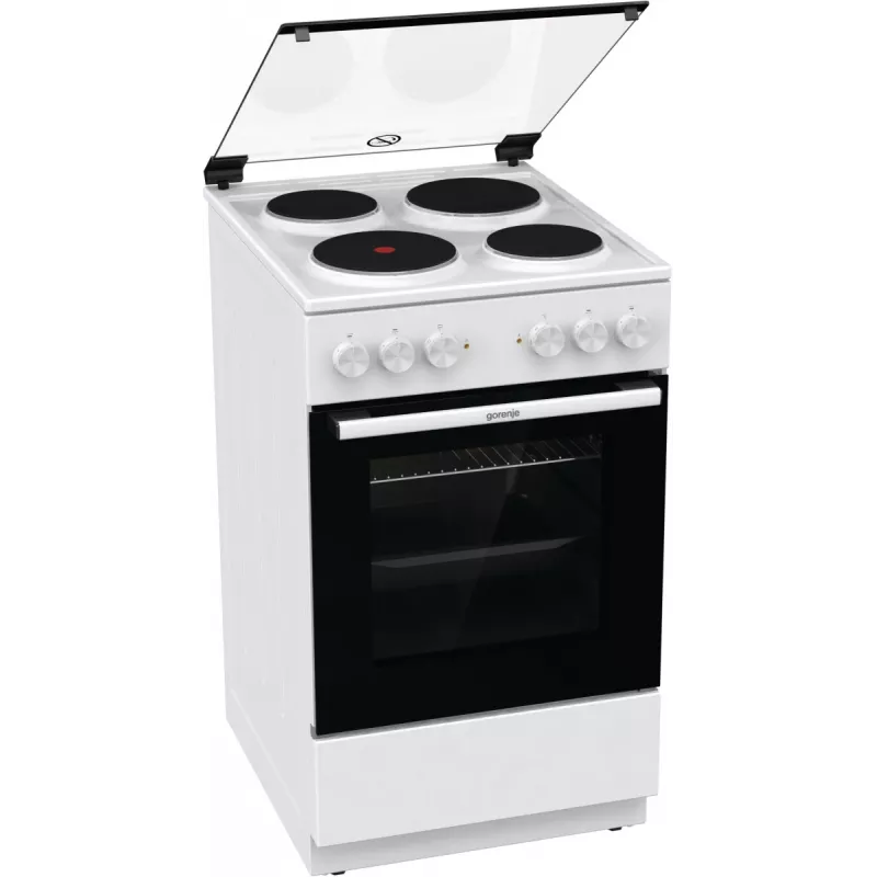 Gorenje GE5A21WH fogão independente, placa elétrica maciça, branco
