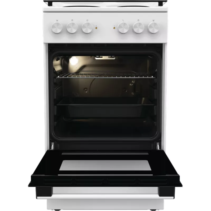 Gorenje GE5A21WH fogão independente, placa elétrica maciça, branco