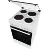 Gorenje GE5A21WH fogão independente, placa elétrica maciça, branco
