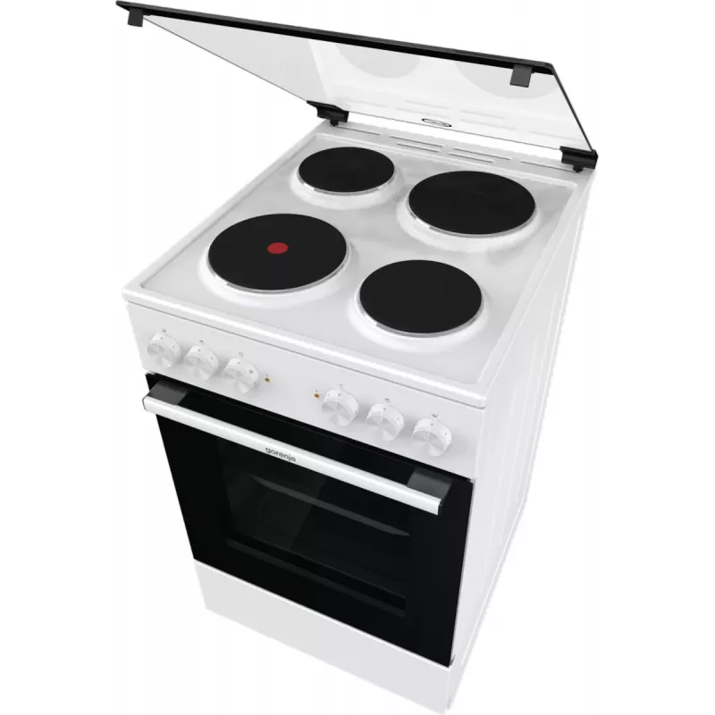 Gorenje GE5A21WH fogão independente, placa elétrica maciça, branco