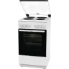 Gorenje GE5A21WH fogão independente, placa elétrica maciça, branco