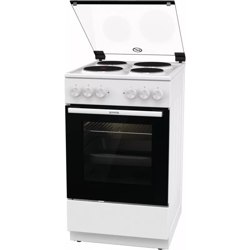 Gorenje GE5A21WH fogão independente, placa elétrica maciça, branco