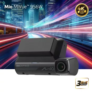 Mio Premium 4K HDR dashcam | MiVue 956W | GPS | Wi-Fi
