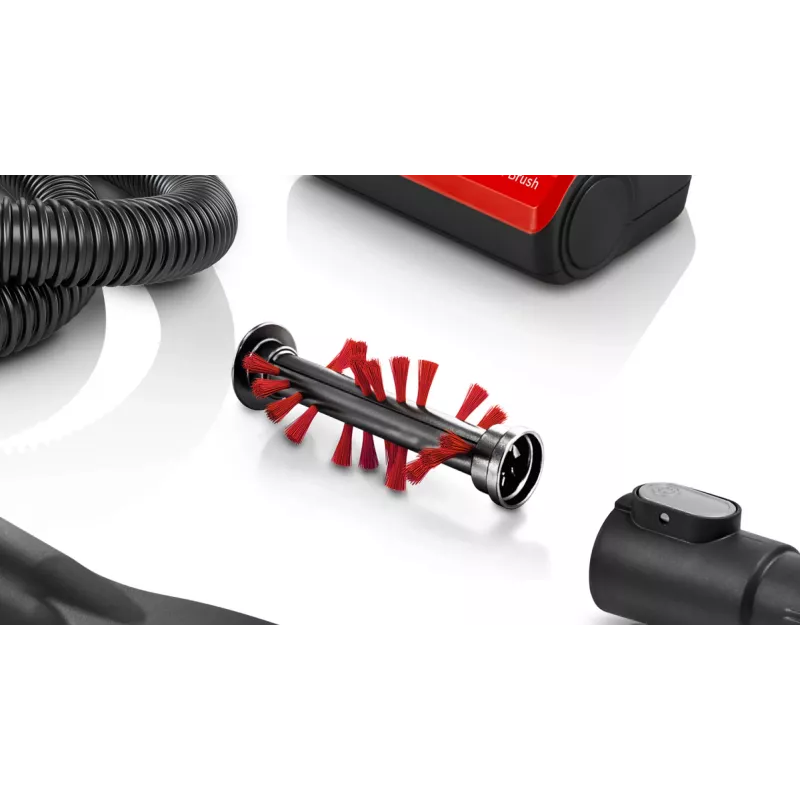 Aspirador vertical Bosch BCS711PET/Escova elétrica Bateria Seco Sem saco 0,3 L Preto, Vermelho 3 Ah