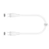 Cabo de carregamento/dados USB-C para USB-C j5create JUCX17W, 60W, silicone líquido, 1,8 m, branco
