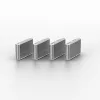 Lindy chave bloqueadora de porta USB Type-C - pack de 4 bloqueadores, branco