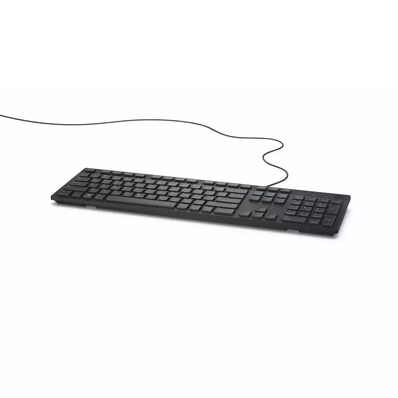 Teclado DELL KB216 universal USB QWERTY US International preto