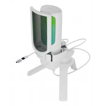 Microfone GENESIS Radium 250 Branco para consola de jogos